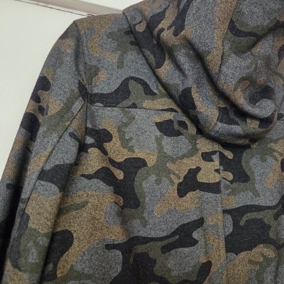 Veronica Beard Camouflage Wool Blend Utility Jacket  S8 - Picture 10 of 15